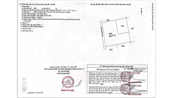 LÔ ĐẤT ĐẸP - GIÁ TỐT - CHÍNH CHỦ Cần Bán Đất Tiềm Năng Xã Đức Hoà Thượng, Đức Hòa, Long An