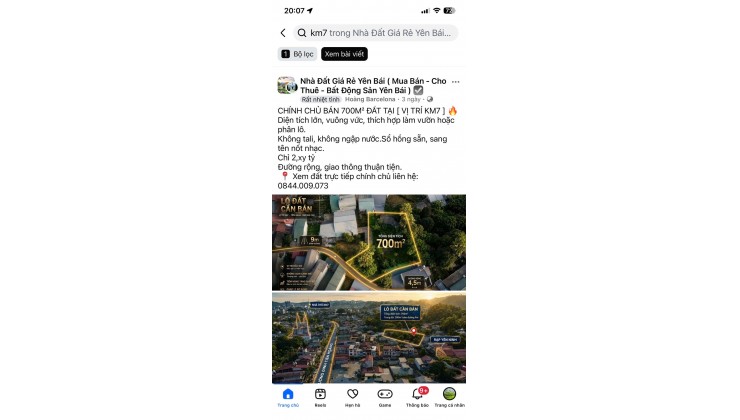 HOT HOT – CHÍNH CHỦ CẦN BÁN ĐẤT NHÀ VƯỜN – 200M2 ĐẤT Ở – Tại KM7, Phường Yên Thịnh, TP. Yên Bái