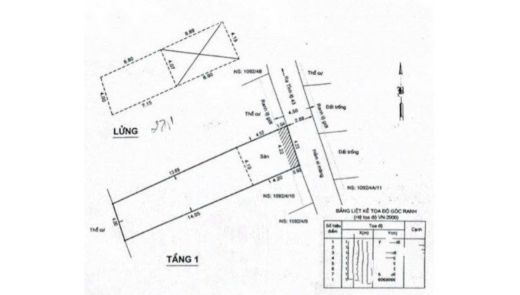 Nhà phố Tam Bình - Ngang 4,5m - 75m2 – Nhỉnh 3 tỷ - Nhà vuông vức - Ôtô ngủ trong nhà