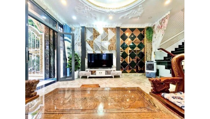 NHÀ HẺM XE HƠI SIÊU THỊ, 4 TẦNG, ĐẺ LẠI NỘI THẬT, 7.2 TỶ