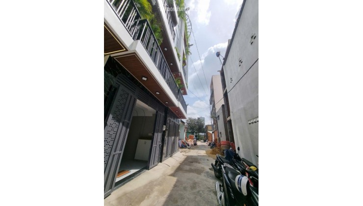HẺM XE HƠI TÂN THỚI NHẤT 04  Q12 - 5 TẦNG MỚI ĐẸP - FULL NỘI THẤT - GIÁ 7.3 TỶ