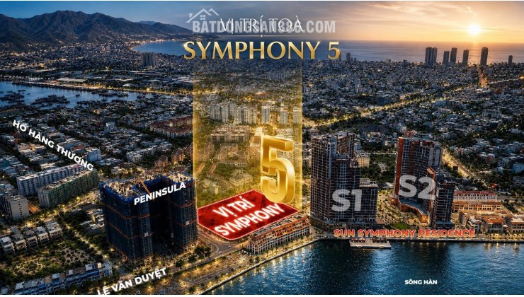 SYMPHONY 5 - Booking chiết khấu ngay 25%, Studio chỉ 2,13 tỷ | Cho thuê 18-20tr/tháng