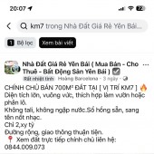 HOT HOT – CHÍNH CHỦ CẦN BÁN ĐẤT NHÀ VƯỜN – 200M2 ĐẤT Ở – Tại KM7, Phường Yên Thịnh, TP. Yên Bái