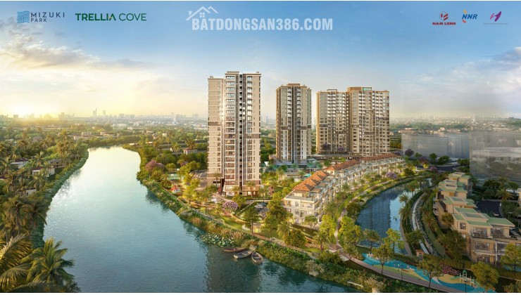 CĂN HỘ TRELLIA COVE, NGUYỄN VĂN LINH, BÌNH CHÁNH, 77M2 - 5 TỶ