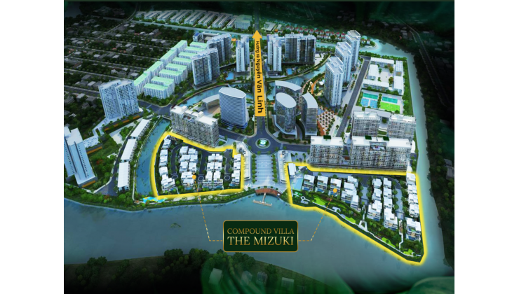 BIỆT THỰ VEN SÔNG, NGUYỄN VĂN LINH, BÌNH CHÁNH | 642M2 | GIÁ 81 TỶ