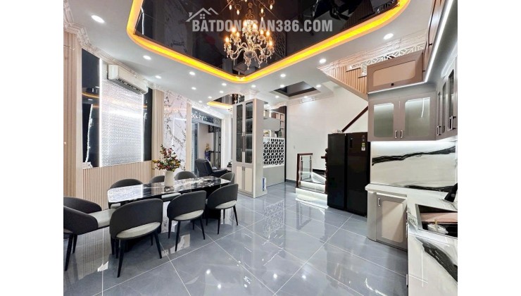 NHÀ GÓC 2 MẶT TIỀN, HẺM XE HƠI HUỲNH TẤN PHÁT, 7.5X12M, KHU DÂN TRÍ CAO