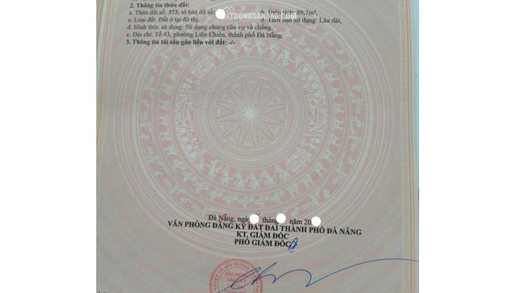 Bán đất kiệt Ô TÔ K97 Nguyễn Lương Bằng - Gần trường ĐHBK