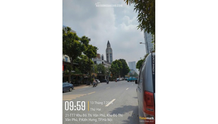 Bán nhà liền kề Văn Phú - Ô tô tránh - 90m2 nhỉnh 19 tỷ