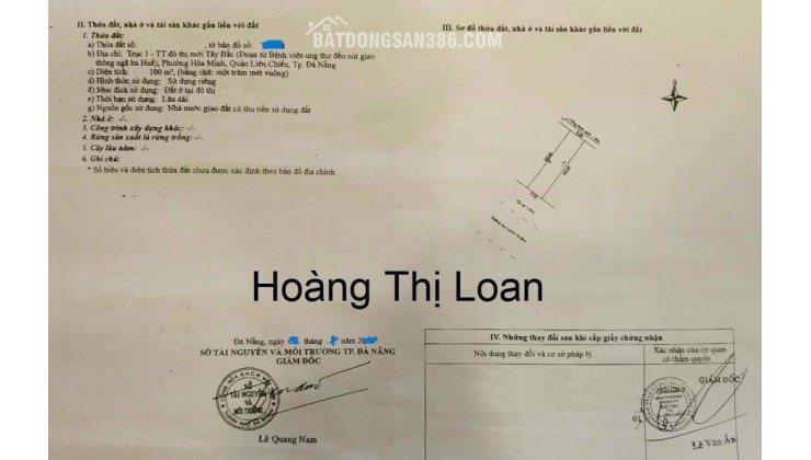 Hàng hiếm - 1 cặp đất Hoàng Thị Loan - Vị trí kinh doanh sầm uất
