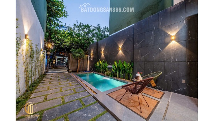 TUYỆT PHẨM NHÀ NGUYỄN XÍ  - 3 TẦNG 3 MÊ - CÓ BỂ BƠI LỚN
