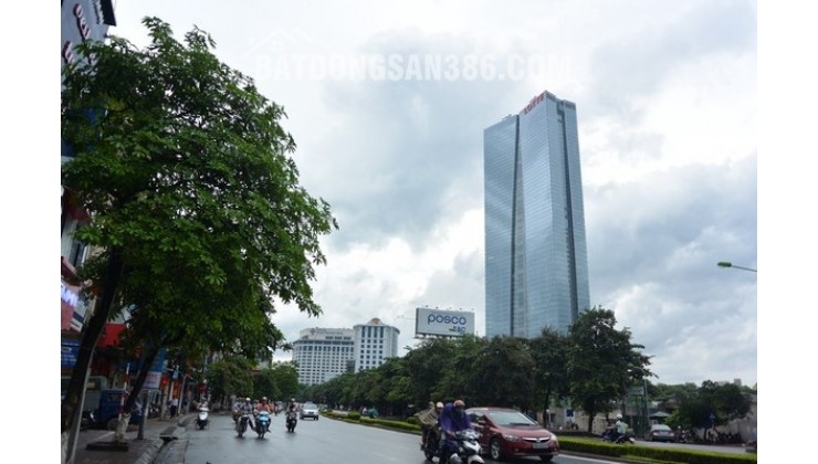 Bán Tòa VP Phố Đào Tấn, Ba Đình: Lô góc MT 16m, 8 Tầng  Vỉ Hè Rộng Kinh Doanh 85 Tỷ