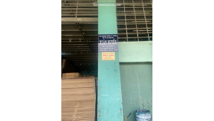 BÁN LÔ ĐẤT 2 MẶT TIỀN LỚN KÈM NHÀ XƯỞNG – DIỆN TÍCH 562,2 M² NGAY HUYỆN CỦ CHI