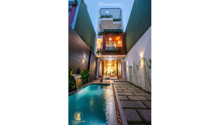 TUYỆT PHẨM NHÀ NGUYỄN XÍ  - 3 TẦNG 3 MÊ - CÓ BỂ BƠI LỚN