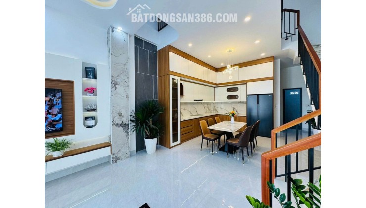 SIÊU PHẨM 3 TẦNG NHÀ PHỐ HIỆN ĐẠI – KIỆT Ô TÔ 6M K500 đường TÔN ĐẢN