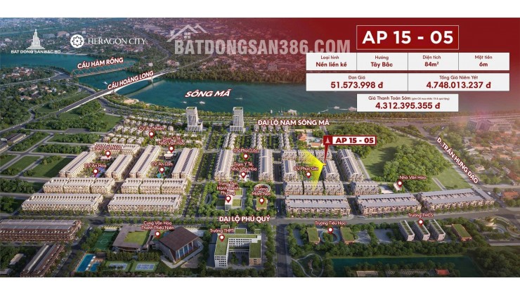 HERAGON CITY – NAM NGẠN. GIÁ ĐỢT 1. ĐẤT NỘI ĐÔ CUỐI CÙNG.