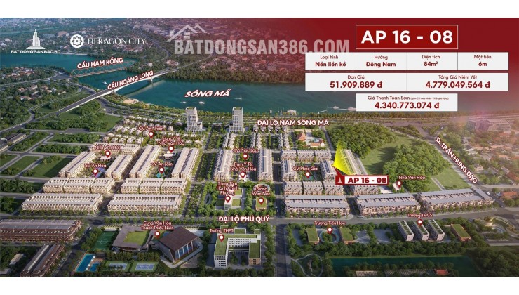 HERAGON CITY – NAM NGẠN. GIÁ ĐỢT 1. ĐẤT NỘI ĐÔ CUỐI CÙNG.