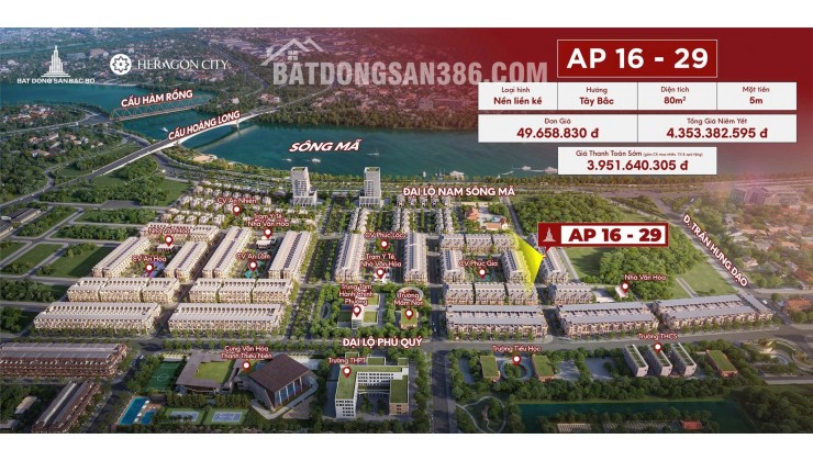 HERAGON CITY – NAM NGẠN. GIÁ ĐỢT 1. ĐẤT NỘI ĐÔ CUỐI CÙNG.