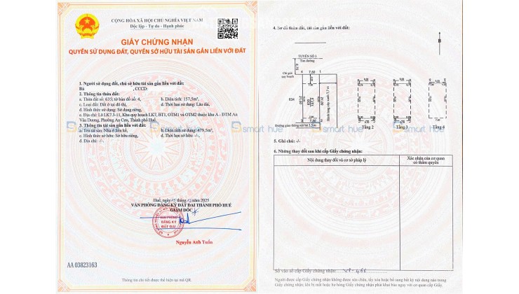 Phú Xuân City - Dòng Tiền Hiện Hữu 40 -120tr/1 Tháng