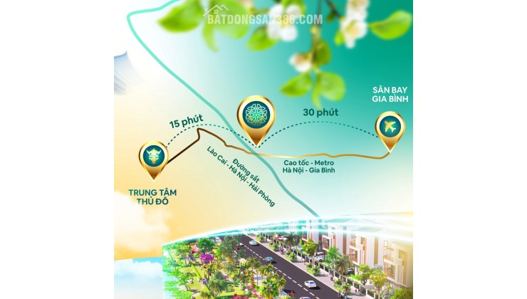 ĐÓN SÓNG CẦU TỨ LIÊN – SỞ HỮU NGAY BIỆT THỰ SONG LẬP 180M²  Anh/chị đang tìm bất động sản đón đầu hạ tầng