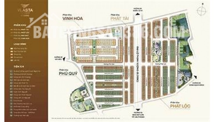 Cực sốc giá chỉ 4,5 tỷ sở hữu căn liền kề 62,5m2 tại KĐT VLasta, ngay trường lái xe Nam Triệu và ngã tư Núi Đèo