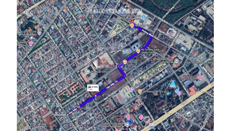 CHÍNH CHỦ CHO THUÊ NHÀ NGUYÊN CĂN MẶT TIỀN HÀN MẶC TỬ - KHU METRO (BMT)