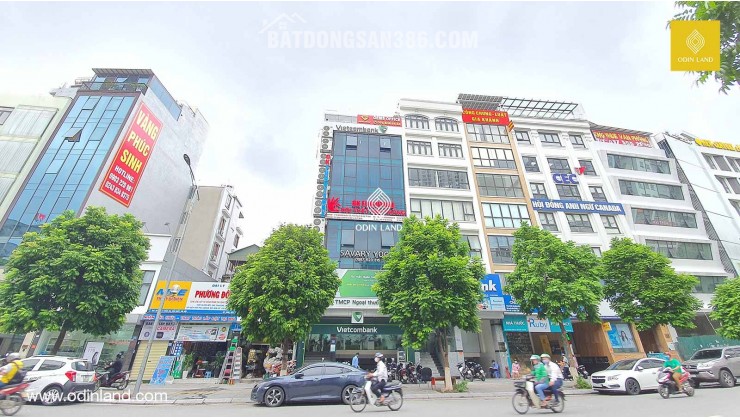 Bán Nhà mặt phố Cầu Giấy 210m2, MT 8m, 2 mặt thoáng, vỉa hè đá bóng, kinh doanh 160 Tỷ