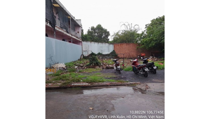 Chính chủ Bán đất hẻm số 33 đường số 8, P. Linh Xuân, Quận Thủ Đức (nay là phường Linh Xuân), HCM, Miễn TG