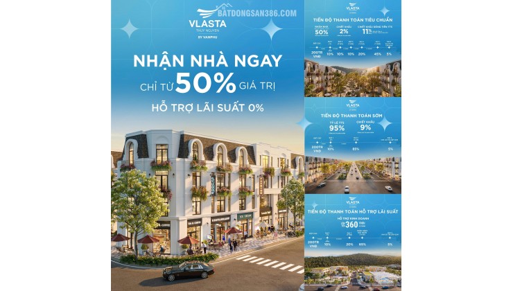 CHÍNH SÁCH MUA NHÀ ĐẶC BIỆT NHẤT THỊ TRƯỜNG CHỈ COA TẠI DỰ ÁN VLASTA THỦY NGUYÊN KHI THANH TOÁN 50% ĐÃ NHẬN NHÀ