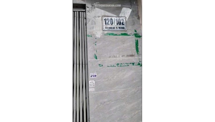 CHO THUÊ NHÀ NGUYÊN CĂN 1 LẦU MT ĐƯỜNG RAY XE LỬA PHÚ NHUẬN LH:0707569412