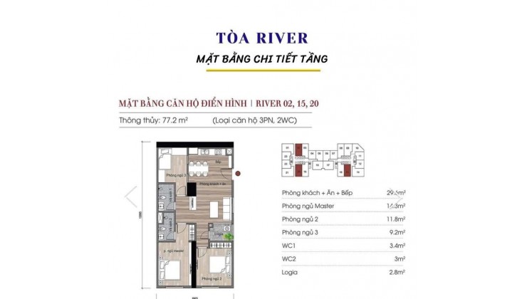 HOT HOT – CHÍNH CHỦ CẦN BÁN CĂN HỘ EUROWINDOW RIVER PARK TẠI Đông Trù, huyện Đông Anh, TP. Hà Nội