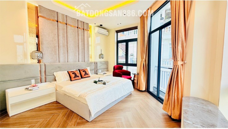 LÔ GÓC, HẺM XE HƠI THÔNG, 6 TẦNG THANG MÁY, FULL NỘI THẤT, DT 67M2, NGANG 5M CHỈ 12 TỶ 8