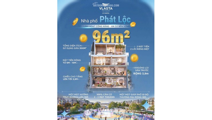 Chủ nhà định cư nước ngoài cần bán gấp căn hộ 96m² dự án Vlasta giá chỉ 8tỷ