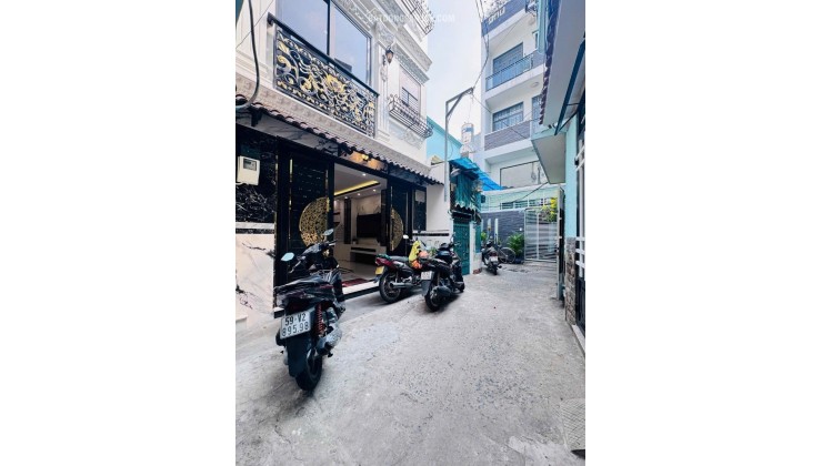 BÁN NHÀ NGAY CÔNG VIÊN GIA ĐỊNH – 33MV 5 TẦNG FULL NỘI THẤT 6,9 TỶ. LH:0908120770