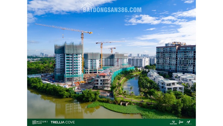 Căn Hộ Ven Sông Trellia Cove, Mizuki Park (26ha) Nguyễn Văn Linh, Bình Chánh, 2PN | 75m² | 5,2 tỷ