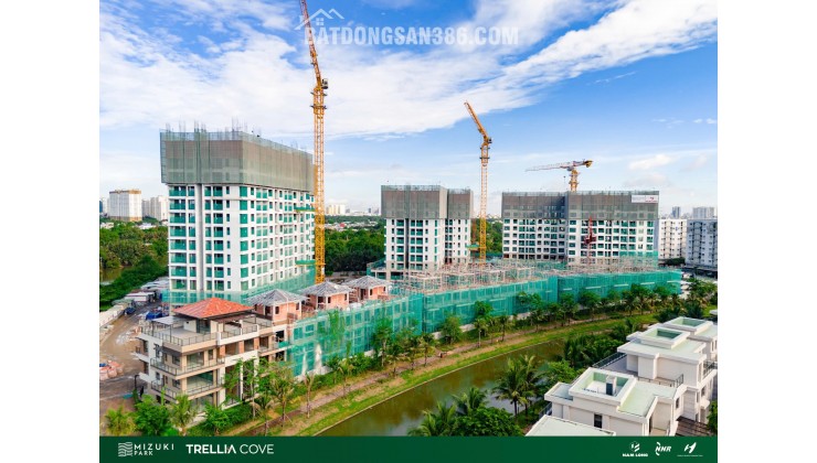 Căn Hộ Ven Sông Trellia Cove, Mizuki Park (26ha) Nguyễn Văn Linh, Bình Chánh, 2PN | 75m² | 5,2 tỷ