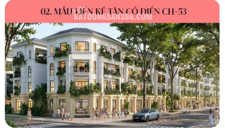 CSBH 26.8.26, nhà phố 4 tầng mặt tiền Vinhomes Saigon Park (vinhome hóc môn) chỉ 4T77 (hoàn thêm hơn 250tr)