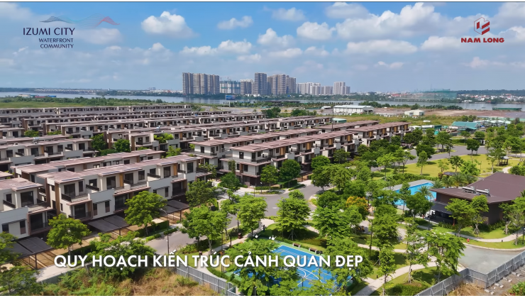 Nhà Phố Vườn Izumi City (170ha), Nguyễn Hữu Cảnh, ven sông Đồng Nai, 156m² 3 lầu giá 7.9 tỷ