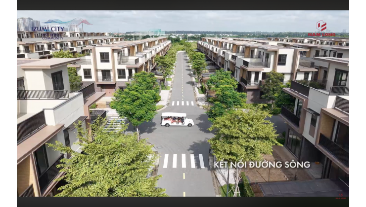 Nhà Phố Vườn Izumi City (170ha), Nguyễn Hữu Cảnh, ven sông Đồng Nai, 156m² 3 lầu giá 7.9 tỷ