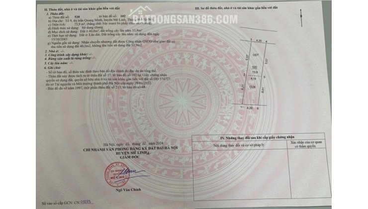 73 M ẤP TRE QUANG MINH- ĐƯỜNG Ô TÔ 10M, GẦN KHU ĐÔ THỊ, TRƯỜNG HỌC, KHU CÔNG NGHIỆP