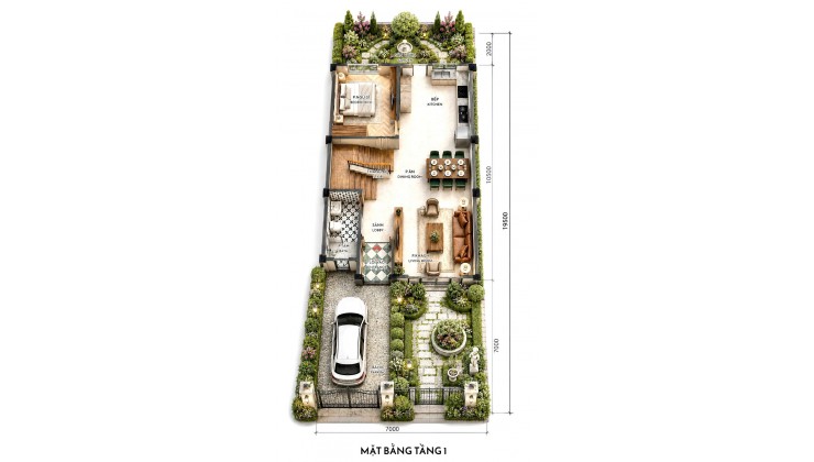 Nhà Phố Vườn Izumi City (170ha), Nguyễn Hữu Cảnh, ven sông Đồng Nai, 156m² 3 lầu giá 7.9 tỷ