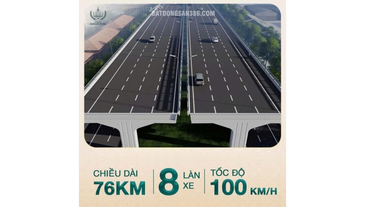 XUẤT HIỆN CĂN ĐẸP VINHOMES SÀI GÒN PARK (HÓC MÔN) – CHỈ 6,7 TỶ GIÁ TỐT NHẤT ĐỢT 1