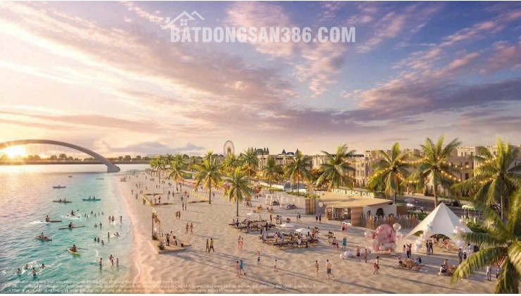 Bán nhà phố 2 mặt tiền trục đường 41m hỗ trợ vay 18 tháng 0%