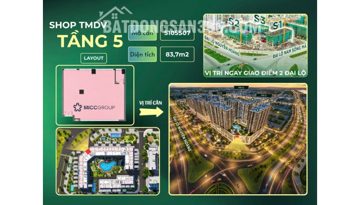 CƠ HỘI ĐẦU TƯ KINH DOANH SHOP TMDV TẦNG 5 THE SENTOSA ĐỪNG BỎ LỠ
