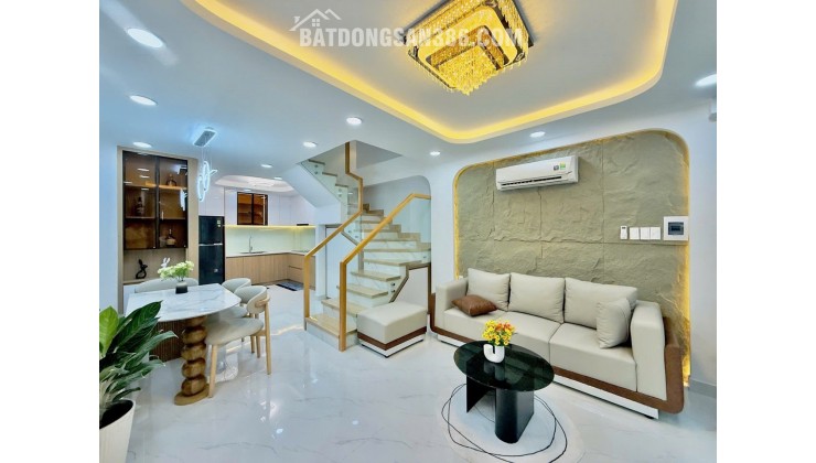 NHÀ ĐẸP – TRƯỜNG SA - QUẬN 3 - NỘI THẤT FULL - 3 TẦNG MỚI - NGANG 4M VUÔNG VỨC - 3PN - DTSD 116M2 - NHỈNH 7 TỶ
