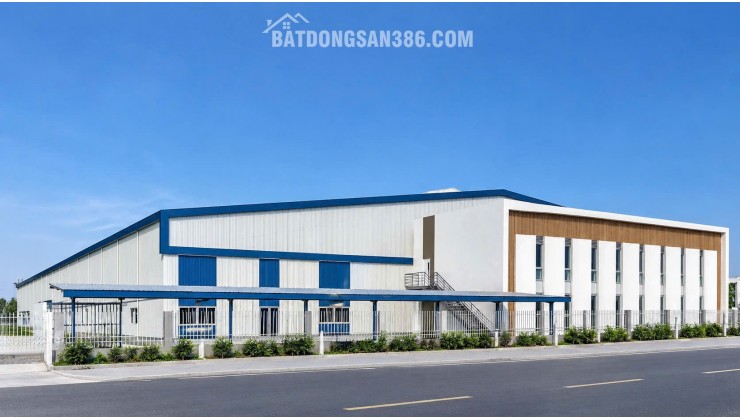 cho thuê nhà xưởng với thiết kế kiên cố, nguồn lao động dồi dào sẵn sàng phục vụ SX