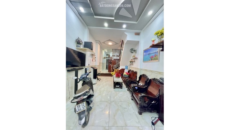 BÁN NHÀ HẺM XE HƠI KIA-TÁM DANH-P.5, Q.8 - 3 TẦNG - 4PN - NHỈNH 6 TỶ - LH 0784968131