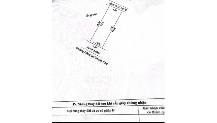 Bán nhà C4 đường Dũng Sĩ Thanh Khê - Trục đường Kinh doanh
