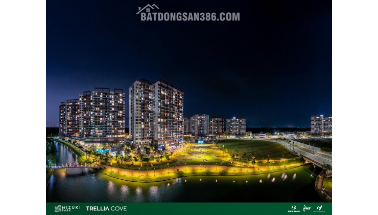 Nhà Phố Ven Sông Trellia Cove, Mizuki Park (26ha), Nguyễn Văn Linh, Bình Chánh, 249m2 | 18,4 tỷ