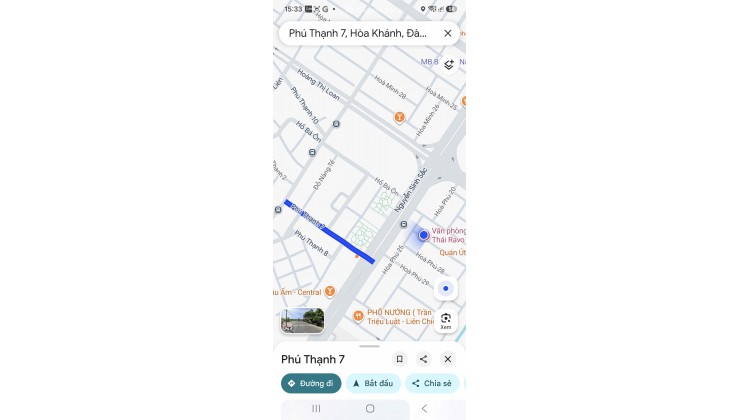 Bán đất đường 10,5m Phú Thạnh 7 - đối diện công viên Quận Liên Chiểu (cũ)
