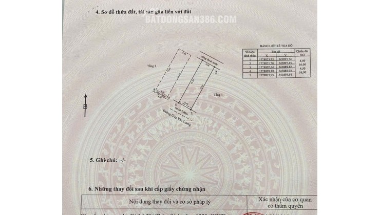 Bán nhà 2 tầng đường Giáp Văn Cương - Cách biển 70m